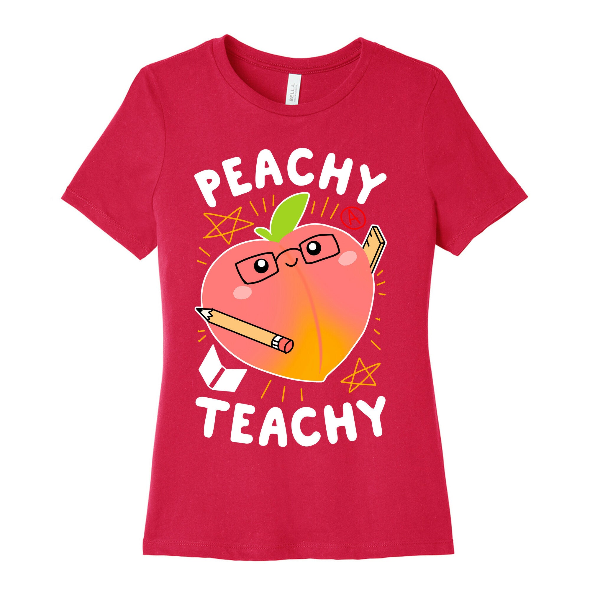 Peachy Teachy Women's Cotton Tee